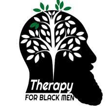 A black and white logo of a man with trees growing from his head.