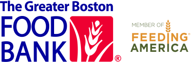 A red and black logo for boston