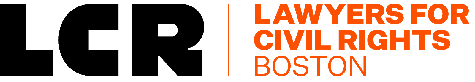 A black and orange logo for the lake city book festival.