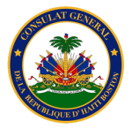 A seal of the consulate general of haiti.